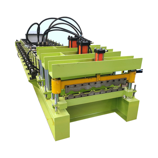 Hochgeschwindigkeits-Rollformmaschine für glasierte Ziegeldachbleche aus farbigem Stahl