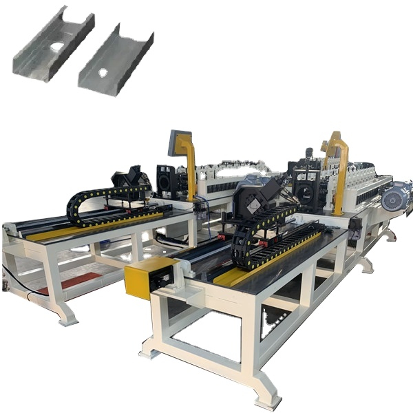 Hochgeschwindigkeits-Trockenbau-Rollformmaschine mit 70 m/min. Trockenbau-Metallbolzen- und Schienen-Rollformmaschine